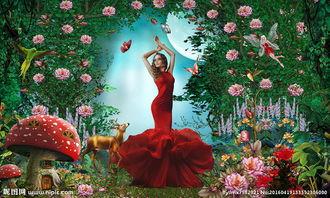 个性婚纱背景图片,个性婚纱背景下的浪漫时光